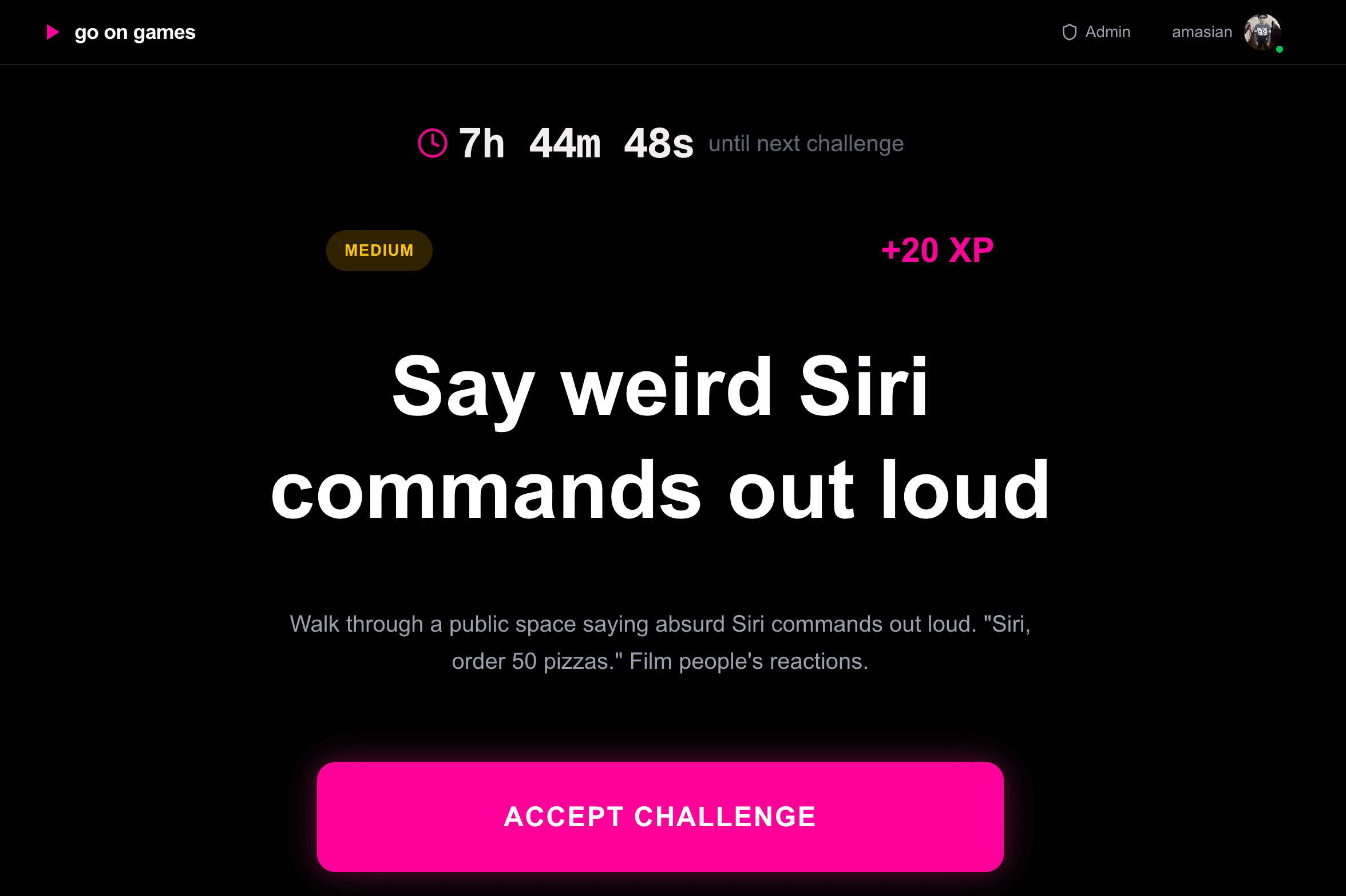 Go On Games screenshot 1